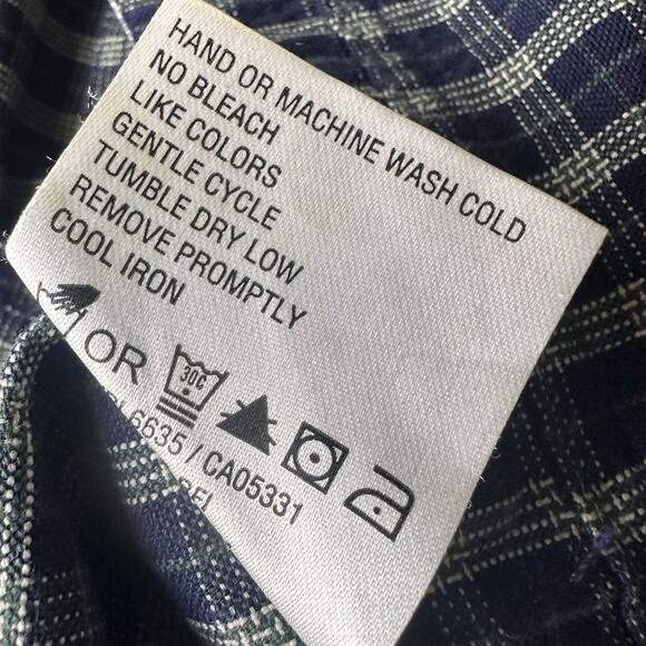 Woolrich Elite Series Tactical 2XL shirt blue check plaid long sleeve - Picture 6 of 13